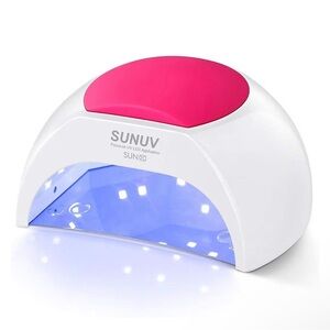 NIB SUNUV SUN2C UV Light for Nails UV LED Nail Lamp with 4 Timer Settings Rose